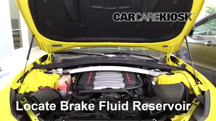 2017 Chevrolet Camaro SS 6.2L V8 Convertible Brake Fluid Add Fluid
